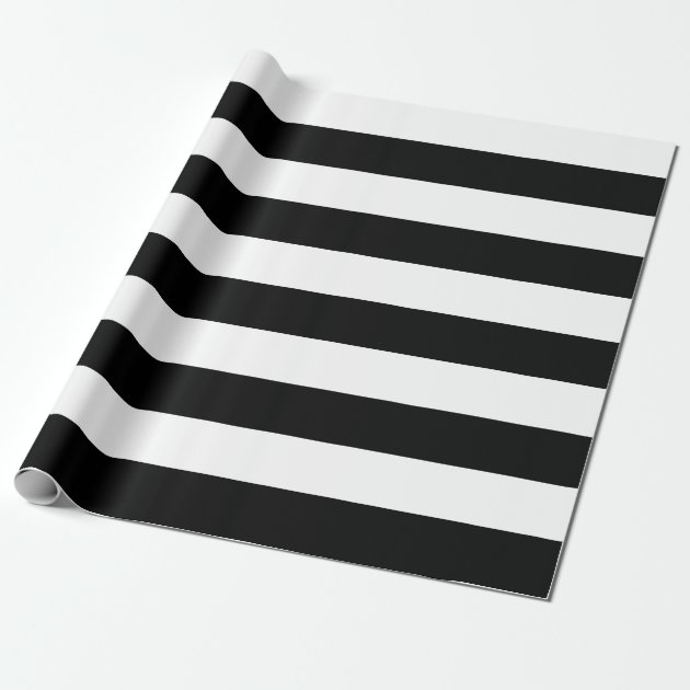 black striped wrapping paper