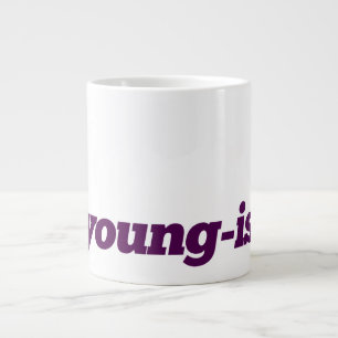 Extra Large Coffee Mug - #Young-ish - Purple
