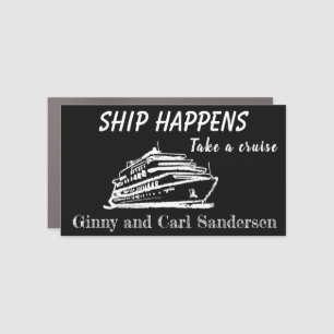 Extra Large Cruising Trip Stateroom Door Marker Car Magnet