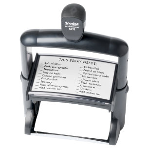 Extra Large Customizable Teacher Essay Grading Self-inking Stamp