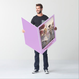 Extra large funny wine themed Valentine Card