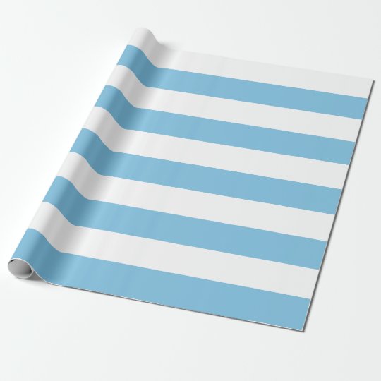 blue and white striped wrapping paper