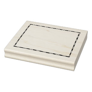 Extra Large Map Border Rubber Stamp