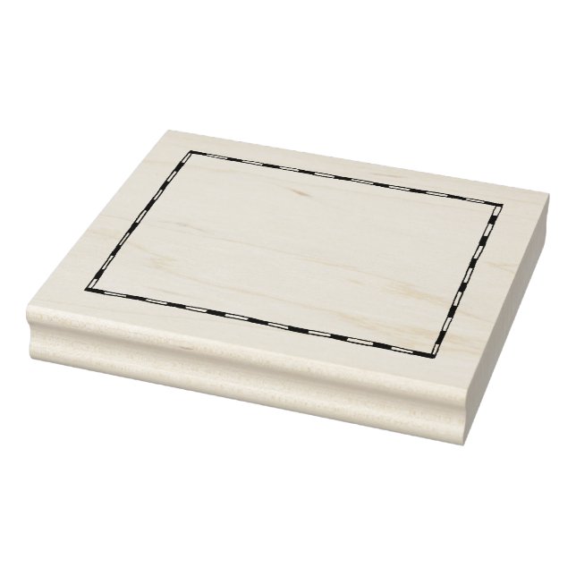 Extra Large Map Border Rubber Stamp (Stamp)