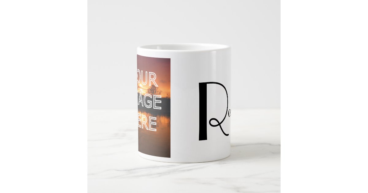 CUSTOM Large Coffee Mug 20 Oz Jumbo Big Coffee Mug 20 Ounce Cup 