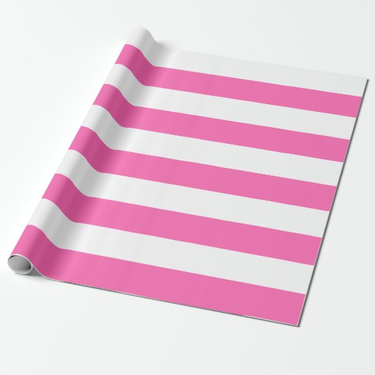 pink and white striped wrapping paper