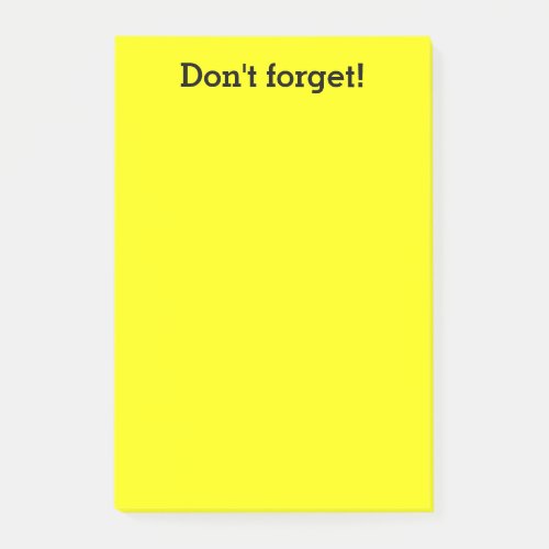 Extra Large Yellow notes  Custom office supplies