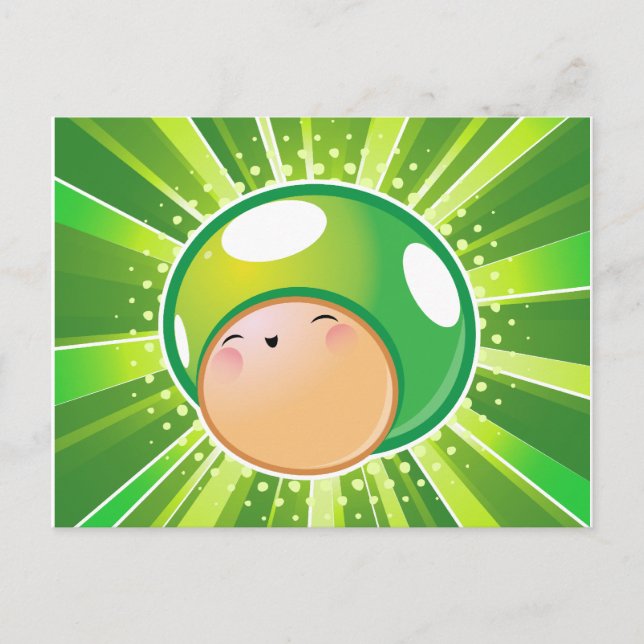 Extra Life Mushroom Postcard (Front)