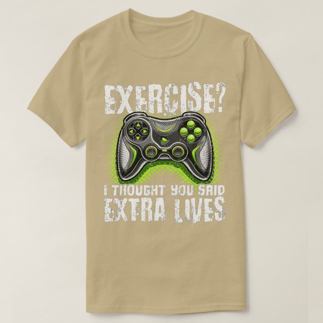 Extra Lives Funny Video Game Controller Retro  Boy T-Shirt (Design Front)