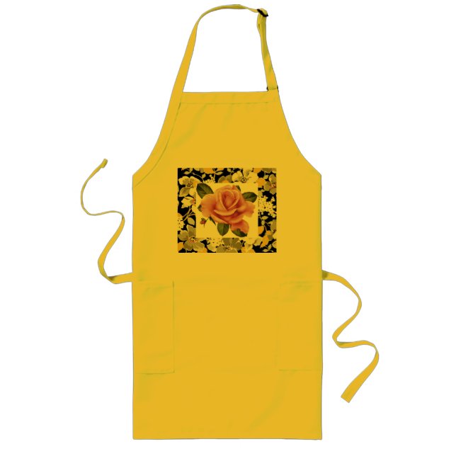 extra-long cotton twill aprons (Front)