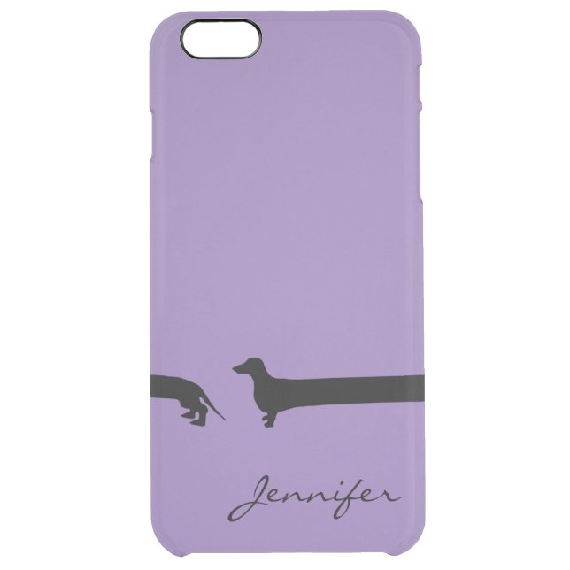 Extra long Dachshund iphone 6 case (Back)