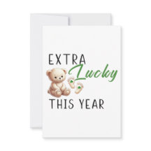 Extra luck this year pregnancy announcement