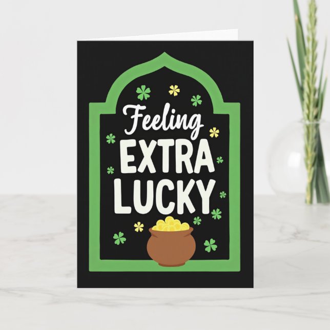 Extra Lucky Good Fortune Card (Front)
