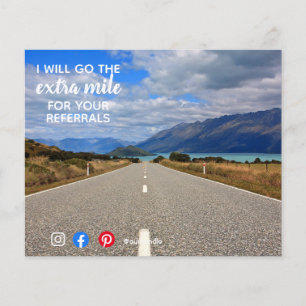 extra mile referrals mailer real estate marketing flyer