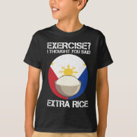 Extra Rice Philippines Fitness Humor Weightlifting
