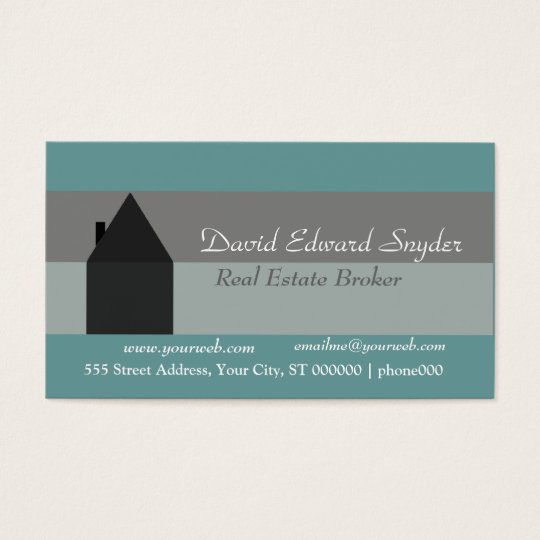 Extra Simple Home Maintenance House Business Card