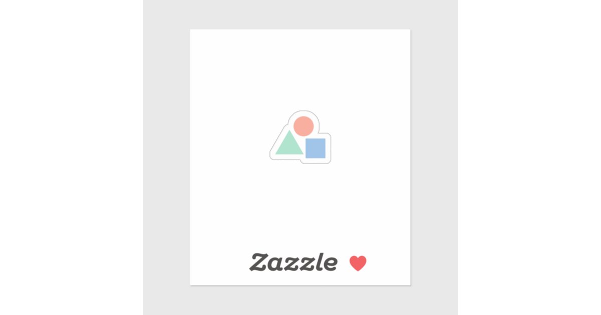 ExtraSmall 3" x 3" CustomCut Vinyl Stickers Zazzle