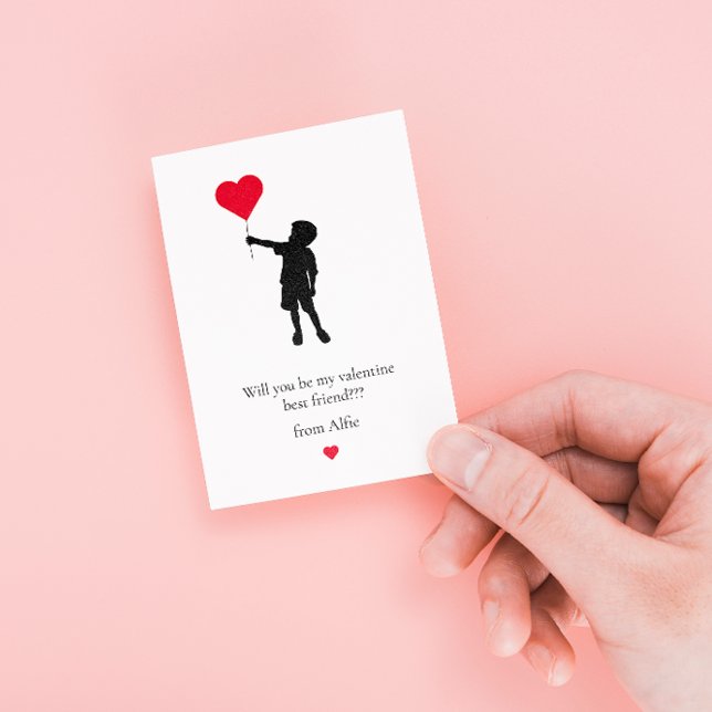 Extra small kids simple valentines  note card (Creator Uploaded)