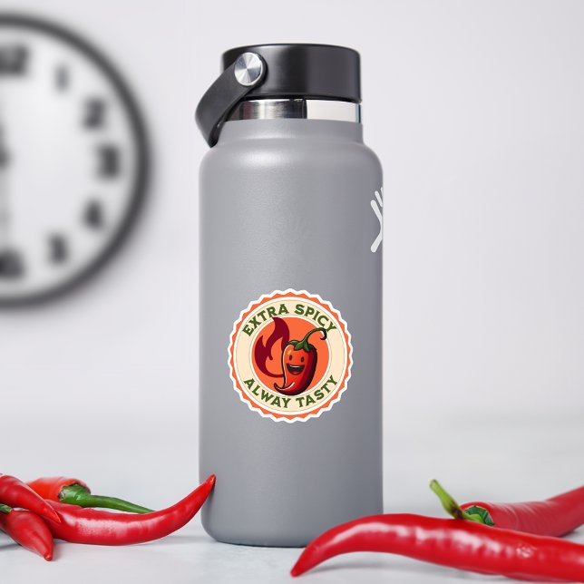 Extra Spicy, Always Tasty Red Pepper Sticker (Creator Uploaded)