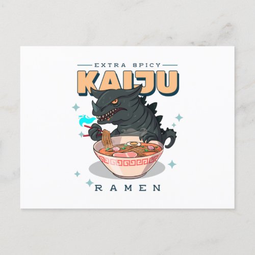 Extra Spicy _ Kaiju Ramen _ Ramen Fans Postcard
