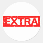 Extra Stamp Classic Round Sticker