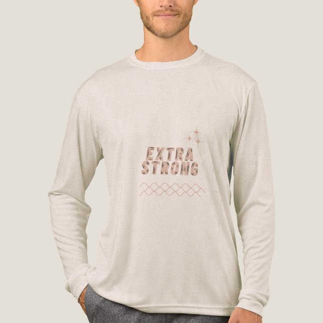 Extra Strong – Built Different Tri-Blend Shirt (Front)