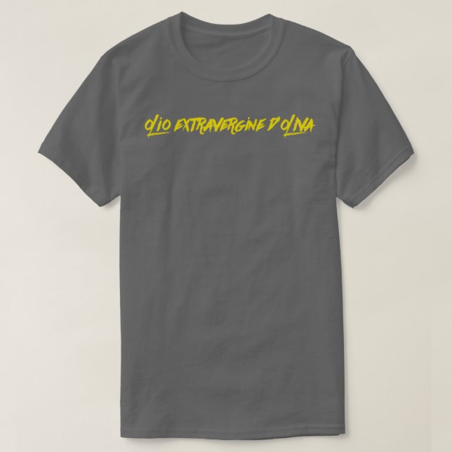 Extra Virgin Olive Oil Design  T-Shirt (Design Front)