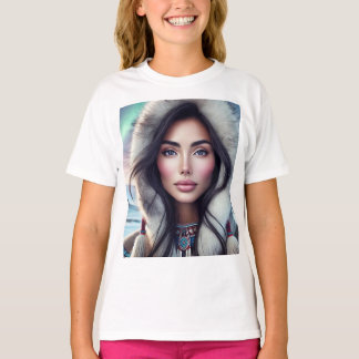 Extraordinarily Beautiful Inuit Woman T-Shirt
