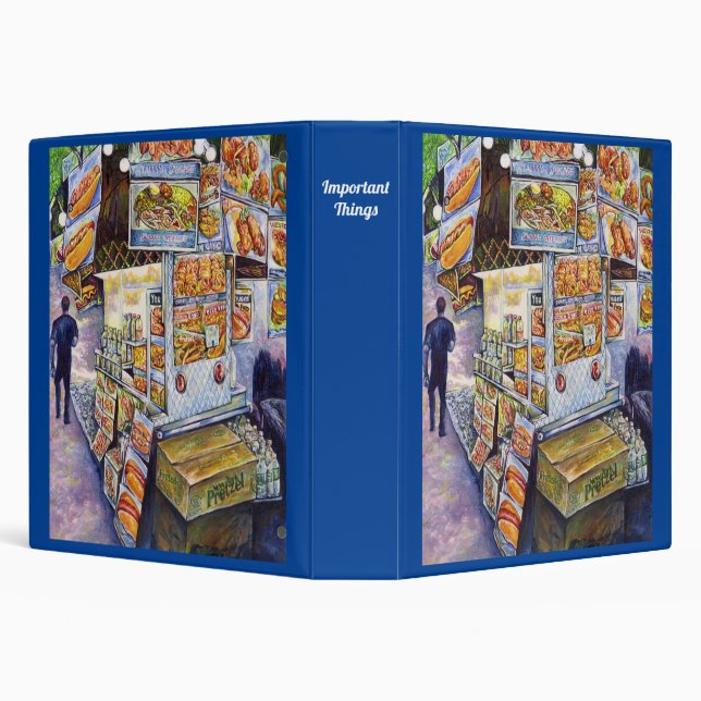 Extraordinary Artistic Workload 3 Ring Binder (Background)