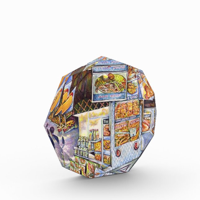 Extraordinary Artistic Workload Acrylic Award (Left)