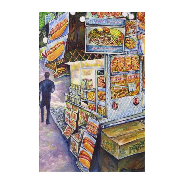 Extraordinary Artistic Workload Acrylic Print (Front)