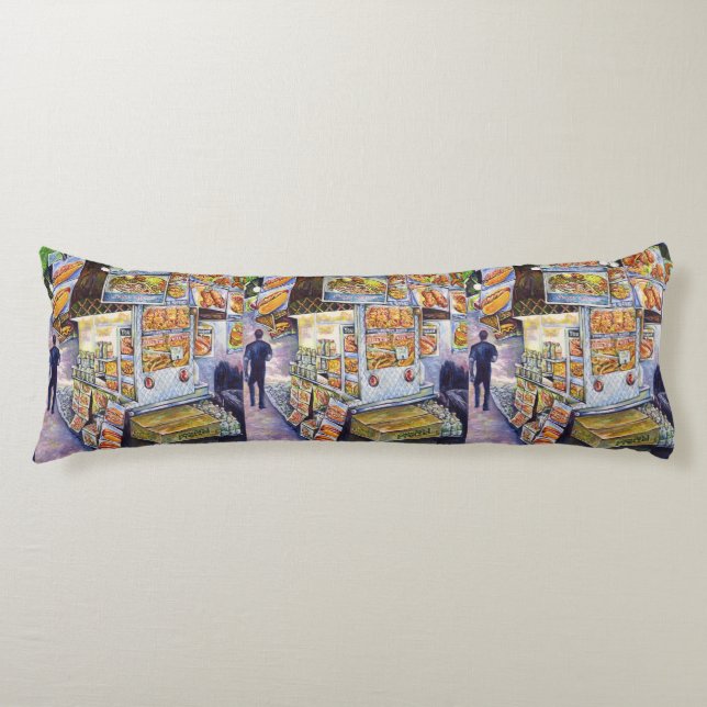 Extraordinary Artistic Workload Body Pillow (Front)