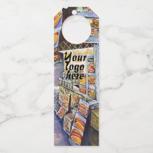 Extraordinary Artistic Workload Bottle Hanger Tag