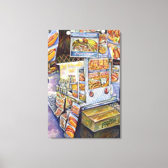 Extraordinary Artistic Workload Canvas Print (Front)