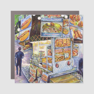 Extraordinary Artistic Workload Car Magnet