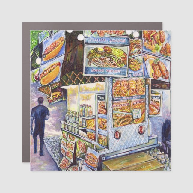 Extraordinary Artistic Workload Car Magnet (Front)