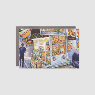 Extraordinary Artistic Workload Car Magnet