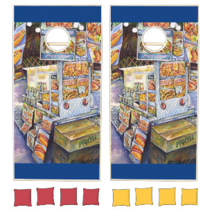 Extraordinary Artistic Workload Cornhole Set