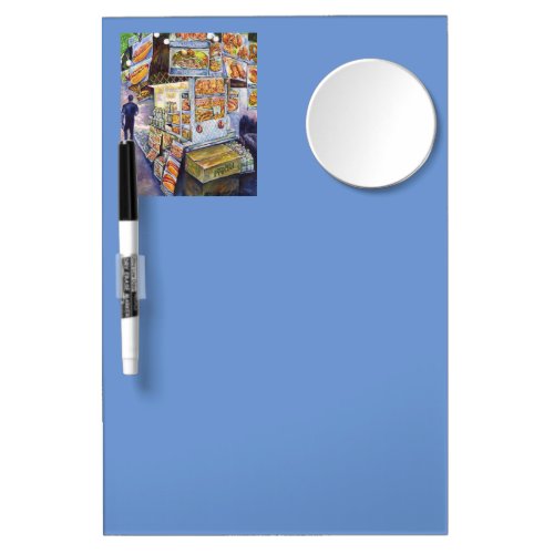Extraordinary Artistic Workload Dry Erase Board With Mirror