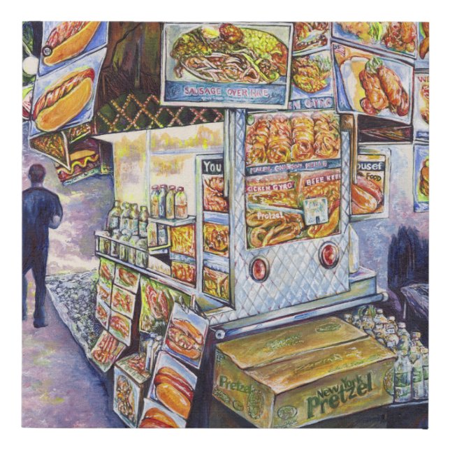 Extraordinary Artistic Workload Faux Canvas Print (Front)