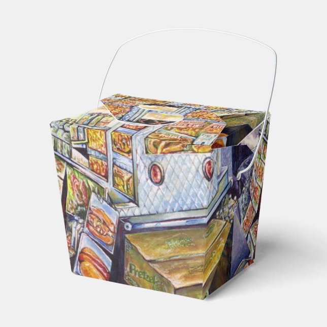 Extraordinary Artistic Workload Favor Boxes (Front Side)