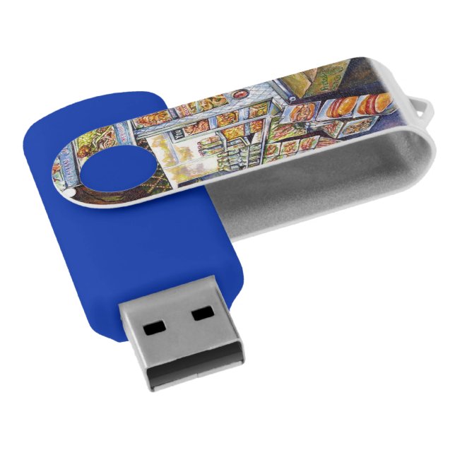Extraordinary Artistic Workload Flash Drive (Angled)
