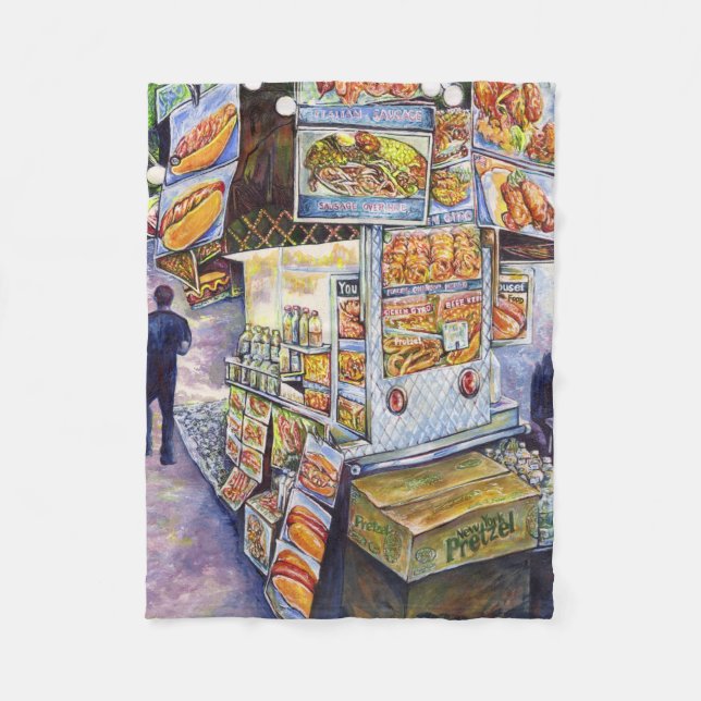 Extraordinary Artistic Workload Fleece Blanket (Front)