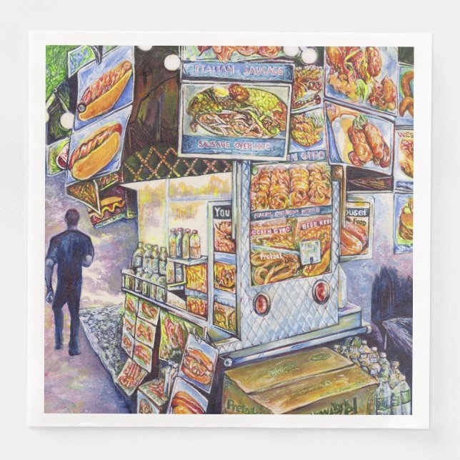 Extraordinary Artistic Workload Paper Dinner Napkins (Front)