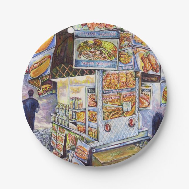 Extraordinary Artistic Workload Paper Plates (Front)