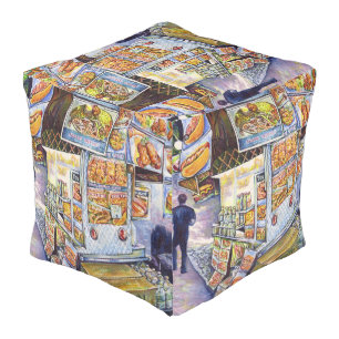 Extraordinary Artistic Workload Pouf