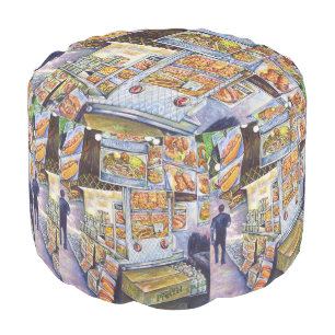 Extraordinary Artistic Workload Pouf