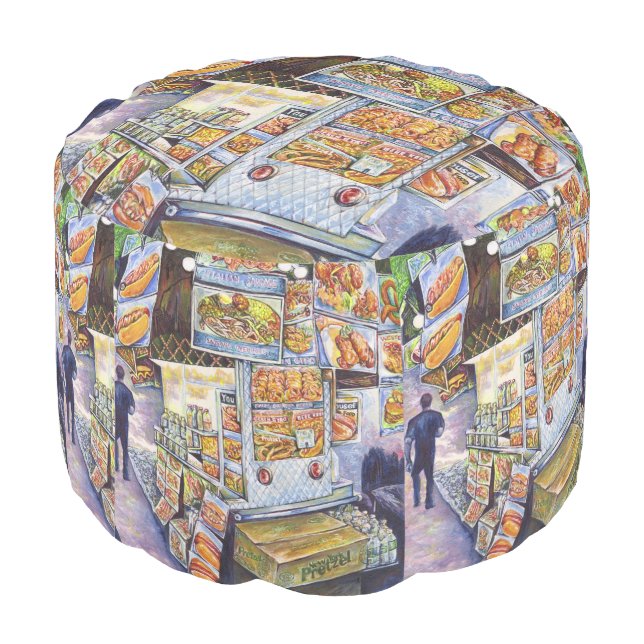 Extraordinary Artistic Workload Pouf (Angled Back)