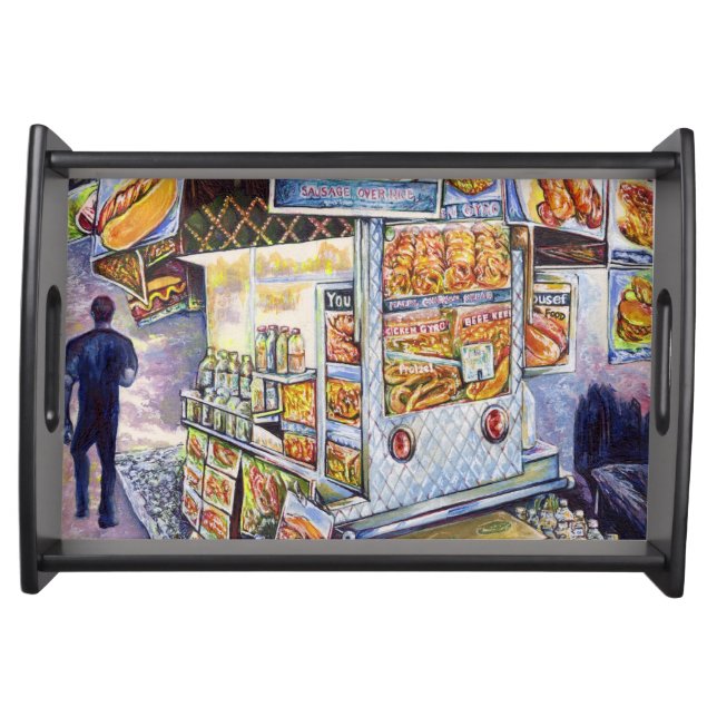 Extraordinary Artistic Workload Serving Tray (Front)