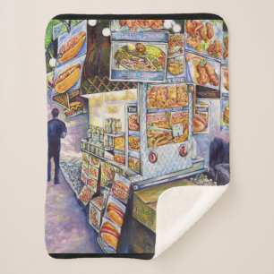 Extraordinary Artistic Workload Sherpa Blanket